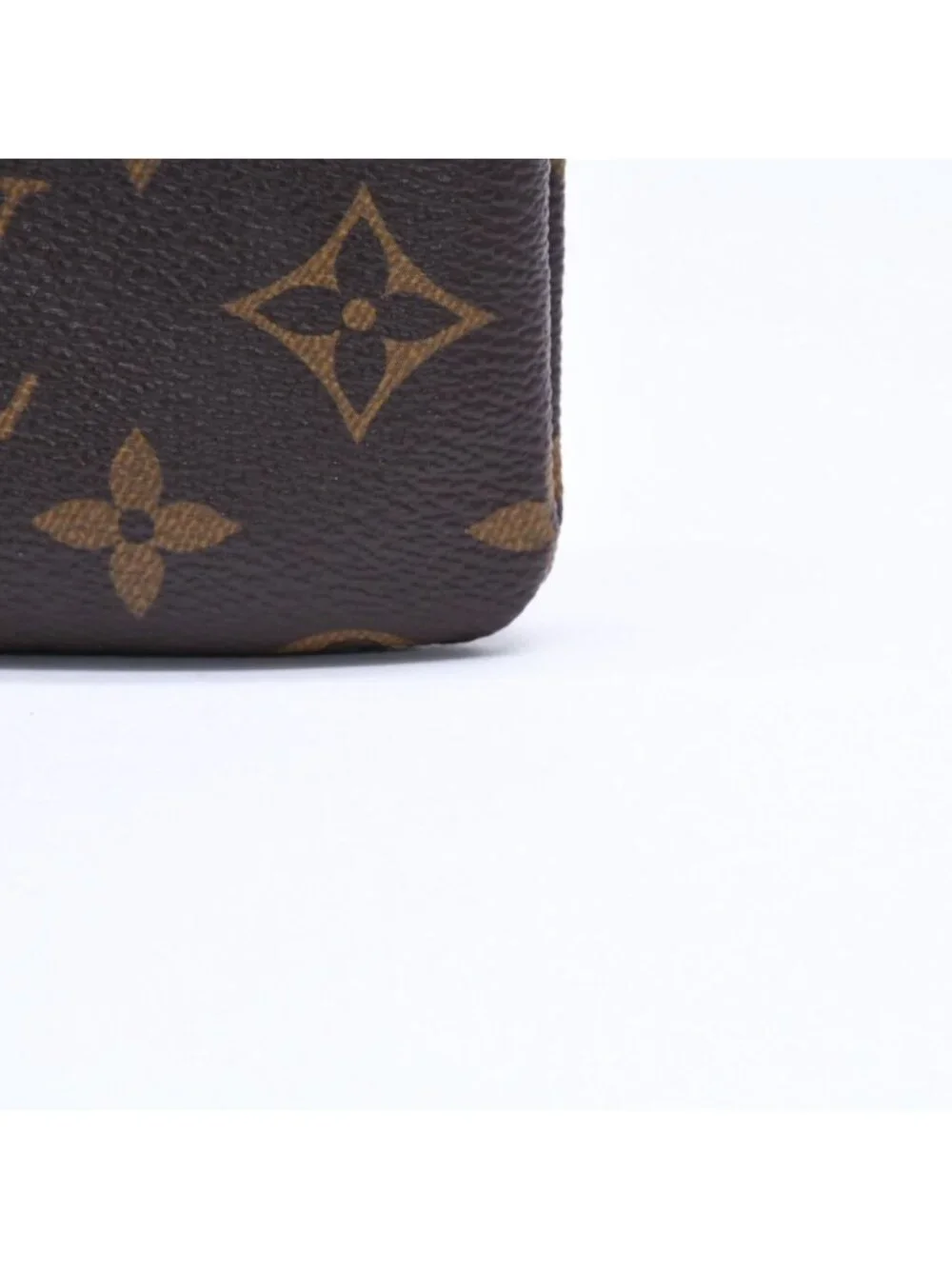Louis Vuitton Pochette Cles Coin Purse Monogram Brown